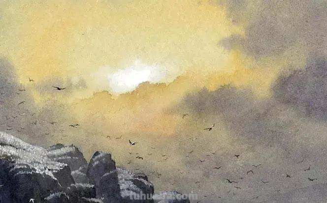 英国画家大卫.贝拉米风景水彩画专辑