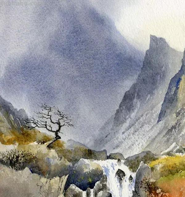 英国画家大卫.贝拉米风景水彩画专辑