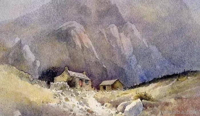 英国画家大卫.贝拉米风景水彩画专辑