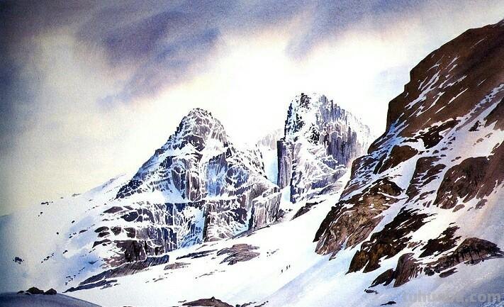 英国画家大卫.贝拉米风景水彩画专辑
