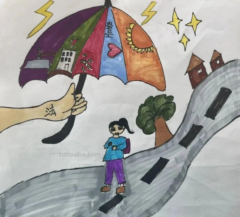 以法之名，保护少年的你-沈河区未成年人法治手抄报线上展（一）