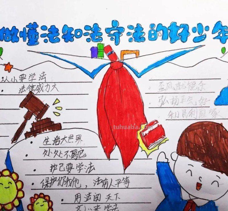 以法之名，保护少年的你-沈河区未成年人法治手抄报线上展（一）