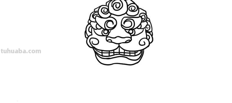 石狮子简笔画怎么画 简笔画狮子的画法?