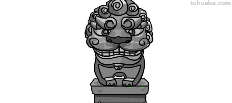 石狮子简笔画怎么画 简笔画狮子的画法?
