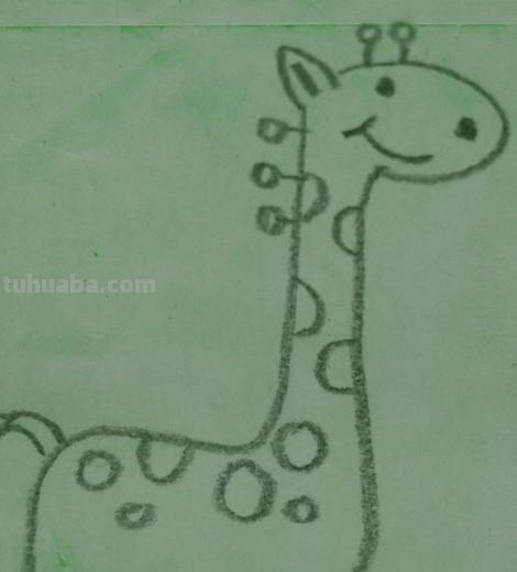 简笔画长颈鹿怎么画 简笔画长颈鹿怎么画？