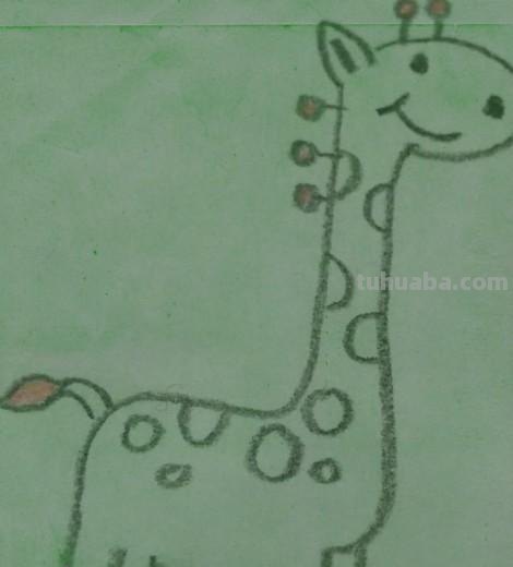 简笔画长颈鹿怎么画 简笔画长颈鹿怎么画？