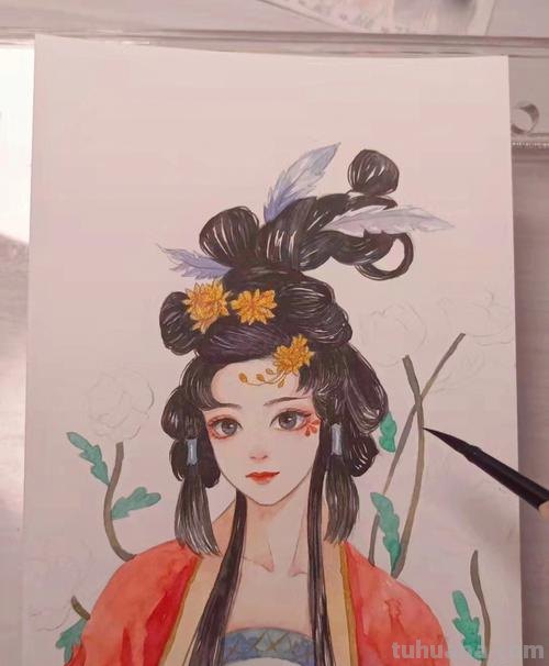 古风女子水彩画教程 古风女子水彩画教程视频