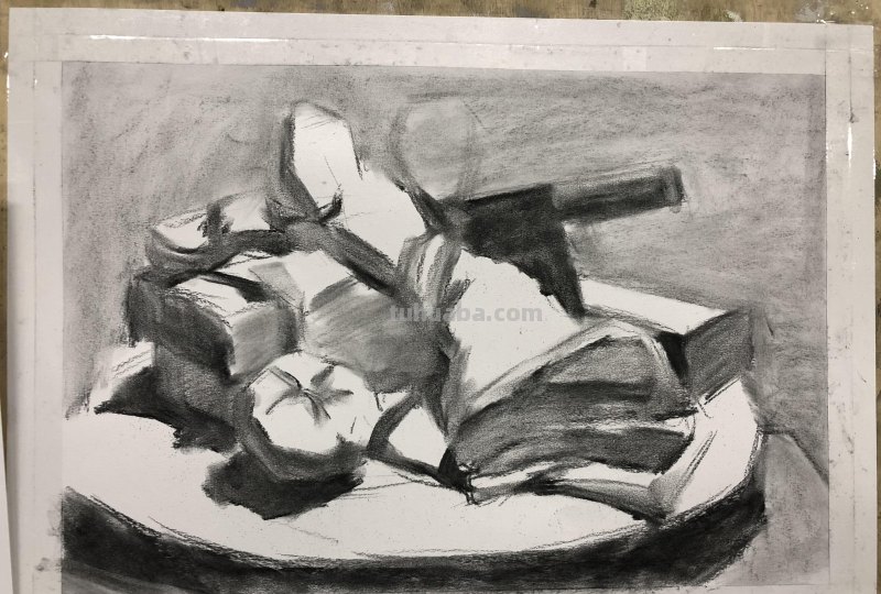 素描作品：5步让你的作品脱颖而出，带有步骤图讲解