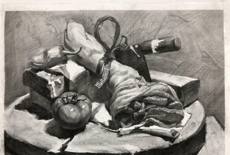 素描作品：5步让你的作品脱颖而出，带有步骤图讲解