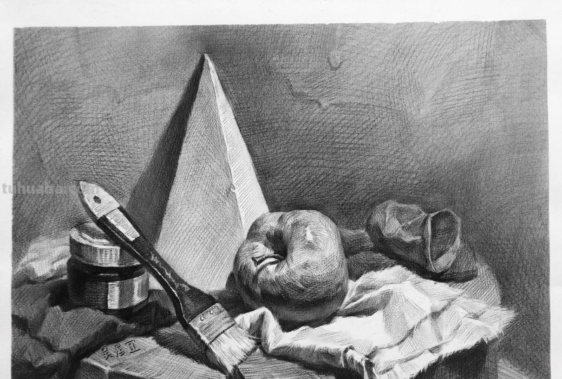 素描作品：5步让你的作品脱颖而出，带有步骤图讲解