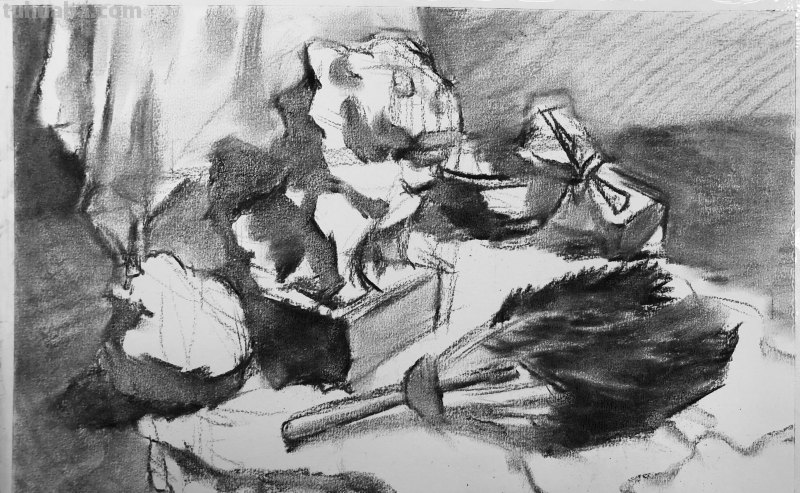 素描作品：5步让你的作品脱颖而出，带有步骤图讲解