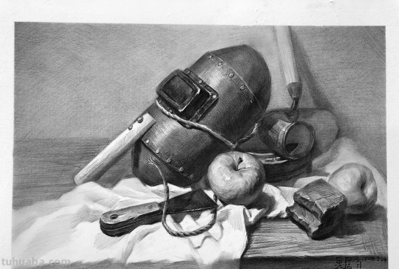 素描作品：5步让你的作品脱颖而出，带有步骤图讲解