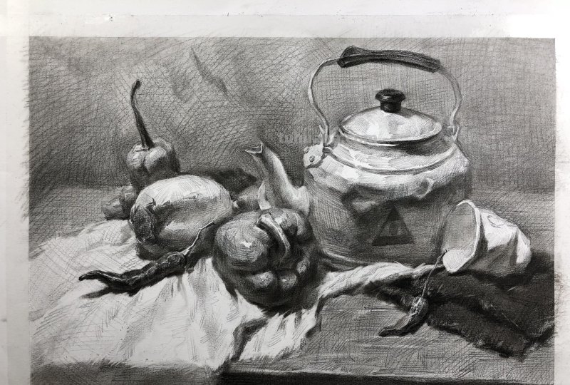 素描作品：5步让你的作品脱颖而出，带有步骤图讲解