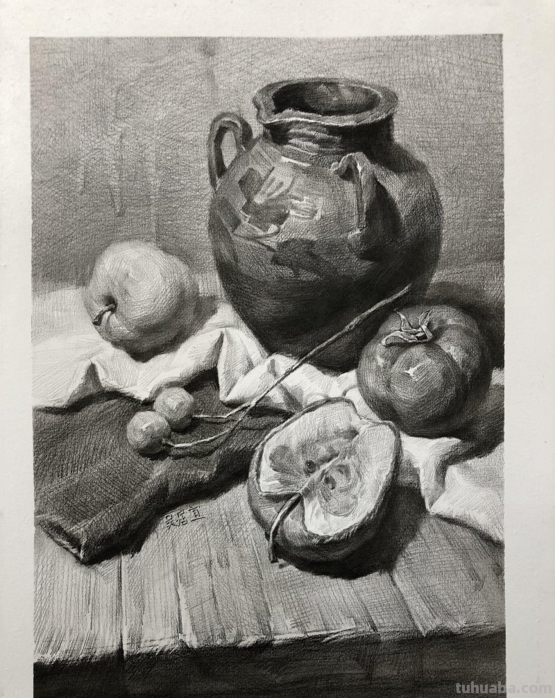 素描作品：5步让你的作品脱颖而出，带有步骤图讲解