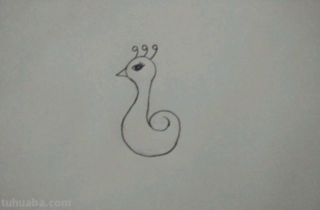 孔雀怎么画彩铅 手绘图 教你画美丽的孔雀？