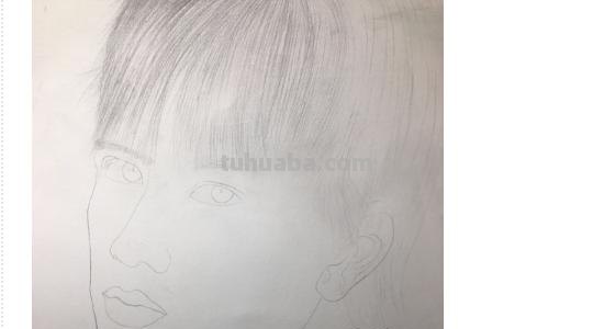 明星男怎么画彩铅的 鹿晗的标志怎么画？