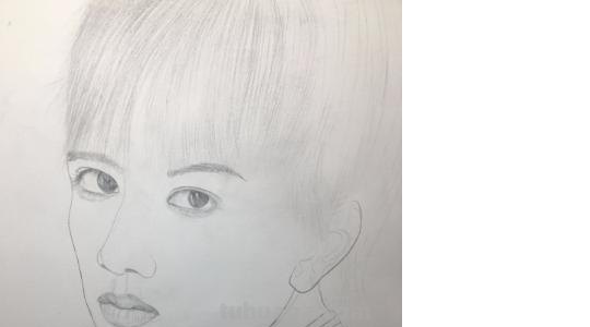 明星男怎么画彩铅的 鹿晗的标志怎么画？