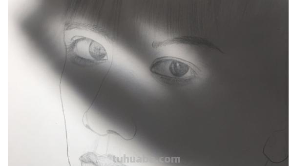 明星男怎么画彩铅的 鹿晗的标志怎么画？