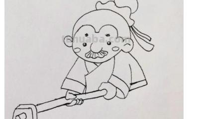 席爷爷怎么画多简笔画 简笔画课堂：锄地的老爷爷？