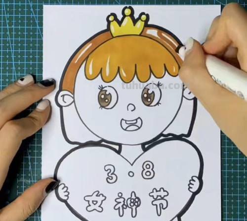 女神节速写 三八女神节的画?