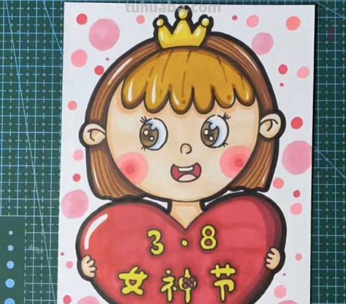 女神节速写 三八女神节的画?