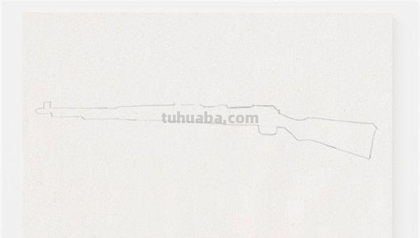 枪怎么画简笔画图片 简笔画--如何画冲锋枪？