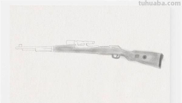 枪怎么画简笔画图片 简笔画--如何画冲锋枪？