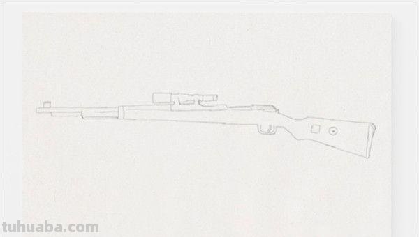 枪怎么画简笔画图片 简笔画--如何画冲锋枪？