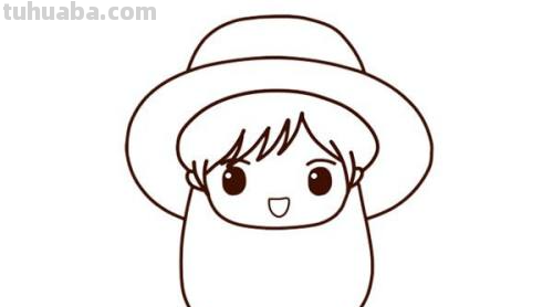 人怎么画简笔画 女孩