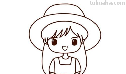 人怎么画简笔画 女孩
