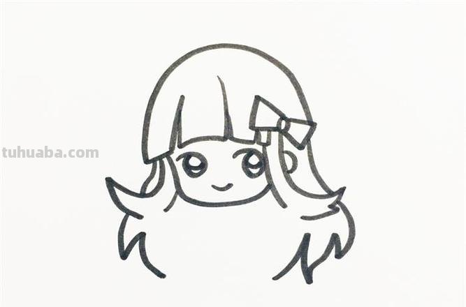 女孩简笔画画法教程 女孩简笔画画法教程视频