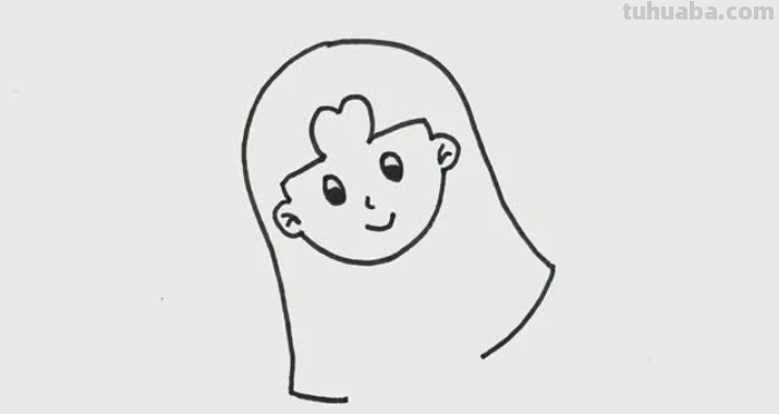 人怎么画简笔画 女孩