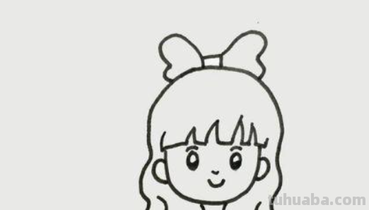 简笔画的小女孩怎么画