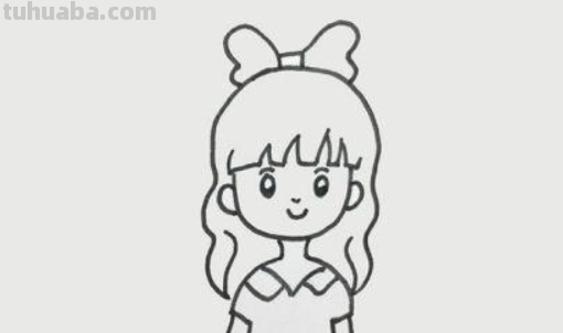 简笔画的小女孩怎么画