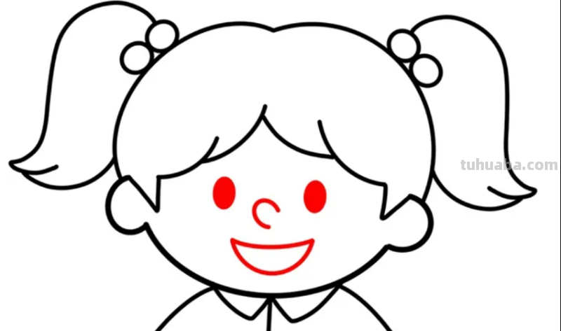 小女孩怎么画简单