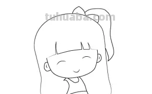 女孩子怎么画简笔画