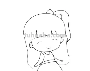 女孩子怎么画简笔画