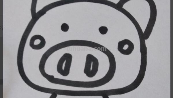 怎么画猪的简笔画步骤 简笔画画小猪怎么画？