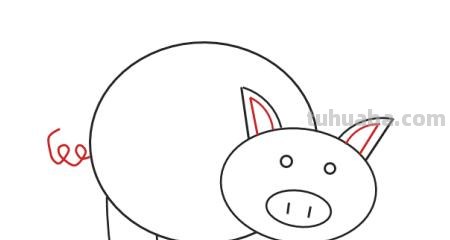 怎么画猪的简笔画步骤 简笔画画小猪怎么画？