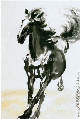 写意国画如何画马?