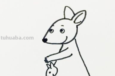 袋鼠简笔画怎么画
