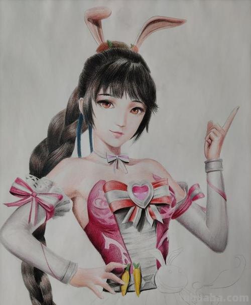 动漫女怎么画彩铅色 怎么用彩铅画小舞?