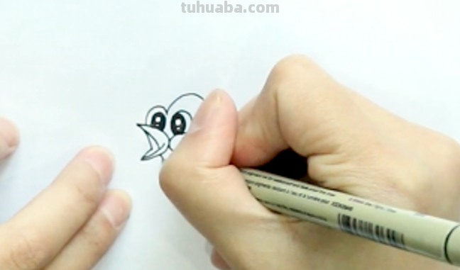 儿童画公鸡的画法