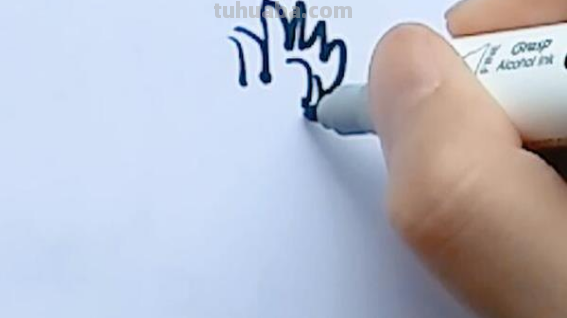 儿童画公鸡的简单画法