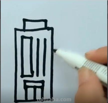 高楼大厦怎么画简笔画 儿童画中高楼大厦的简笔画怎么画？