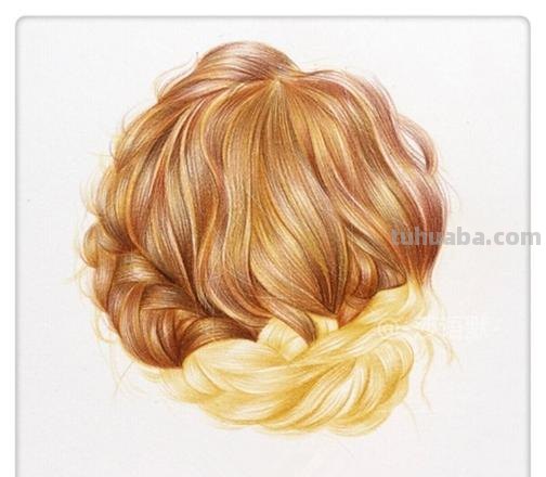彩铅怎么画短头发女生 如何用彩铅画头发画出层次感?