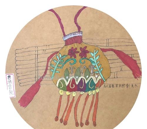 怎么画香囊手抄报 端午节香囊怎么画?