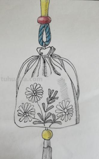 怎么画香囊手抄报 端午节香囊怎么画？