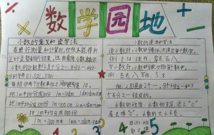 手抄报东西是什么 手抄报是由几个部分组成的?
