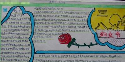 辣么姐手抄报 三八妇女节手抄报怎么画？